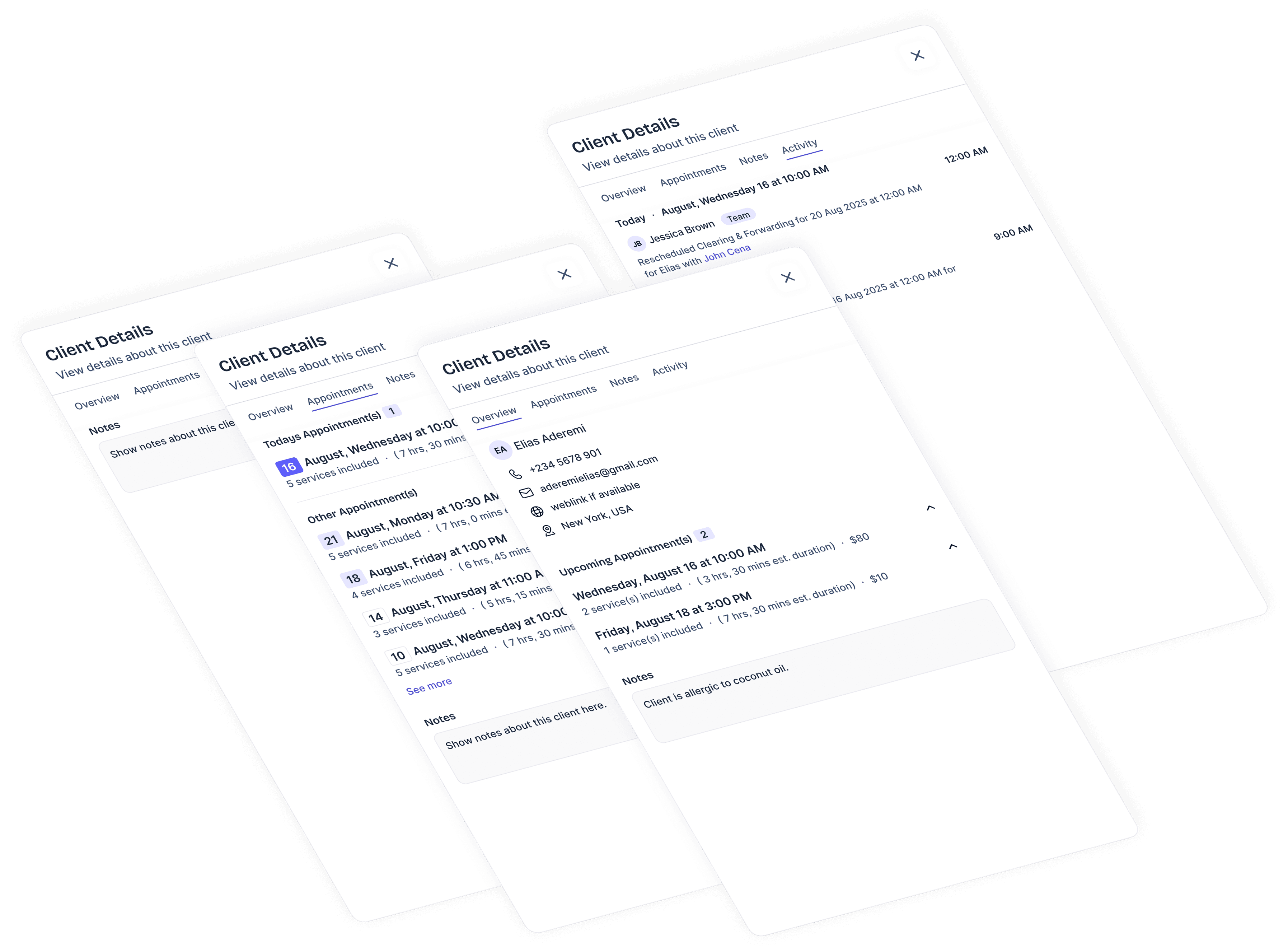Customer profiles