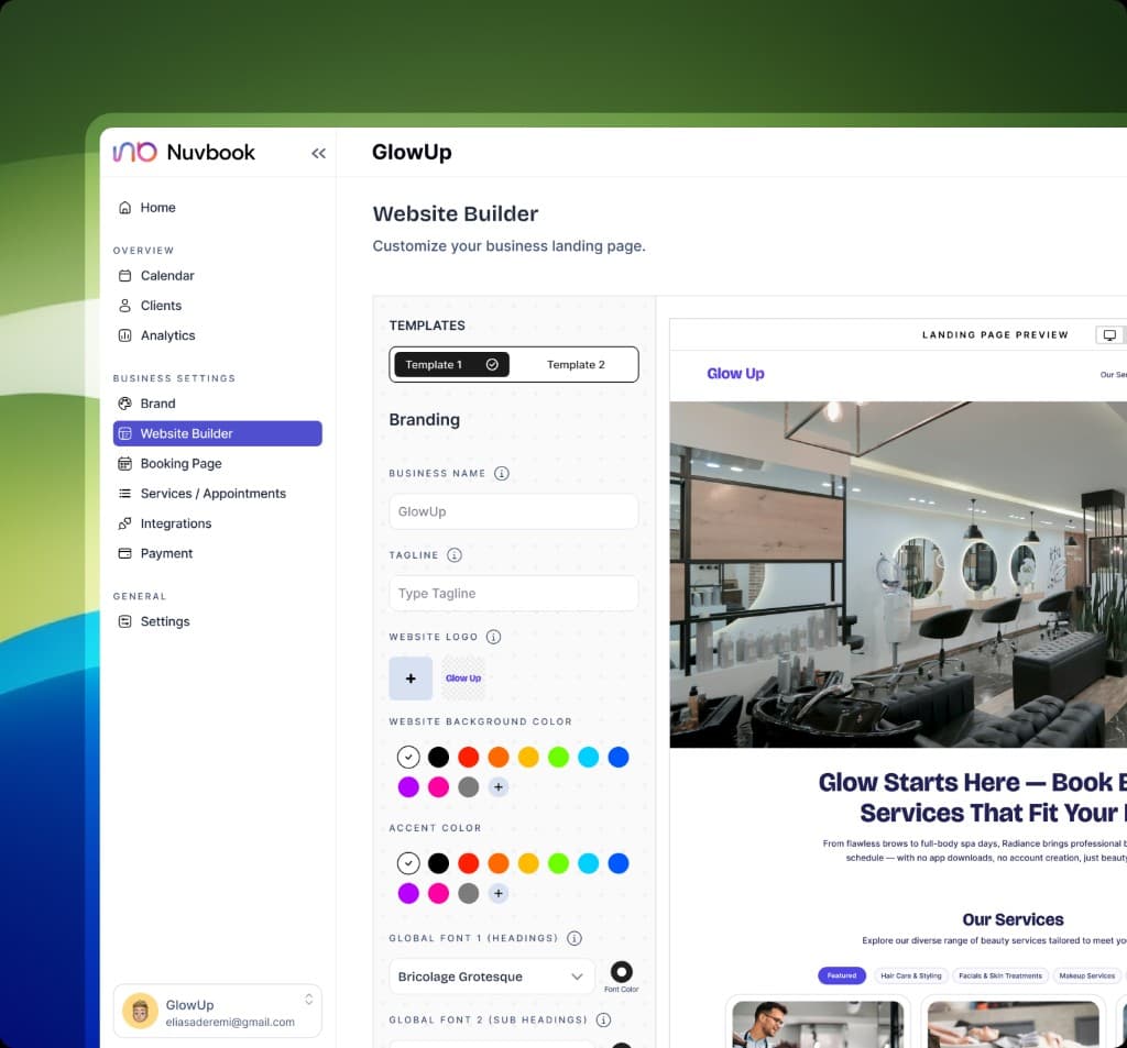 WEBSITE BUILDER