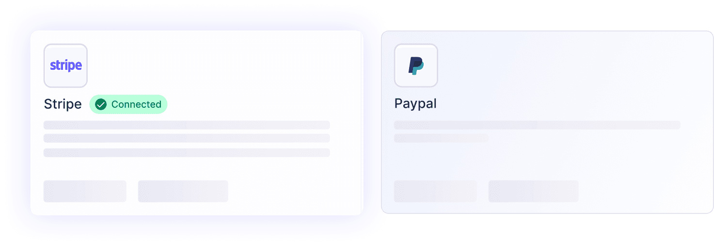 Connect your payment gateway 