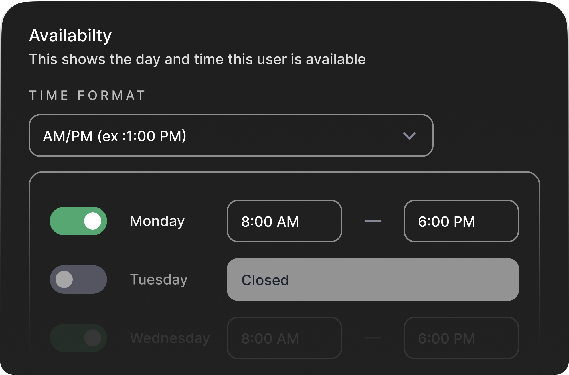 Per-person working hours